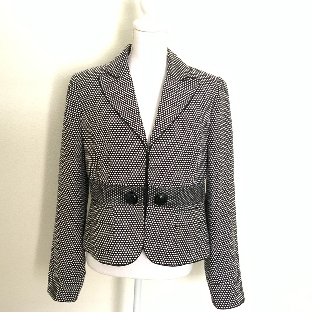White House Black Market Polka Dot Blazer
